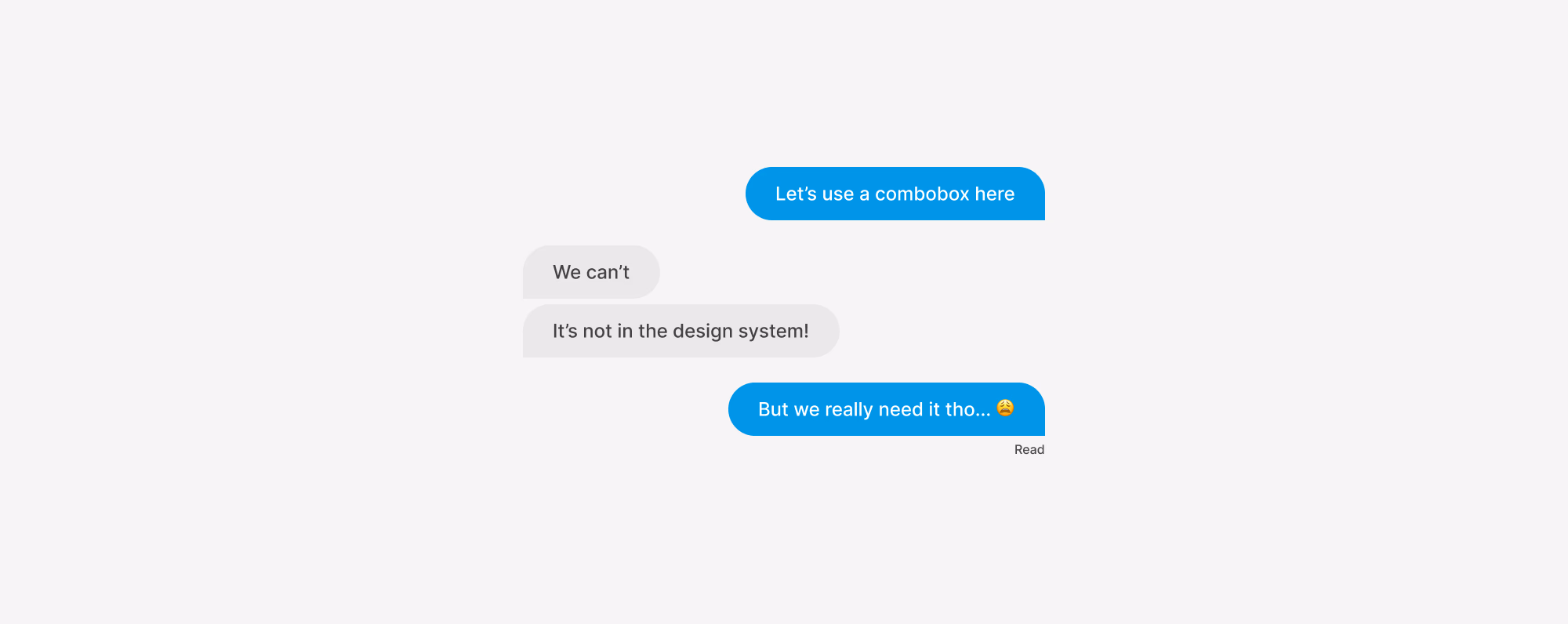 Conversation about the design system