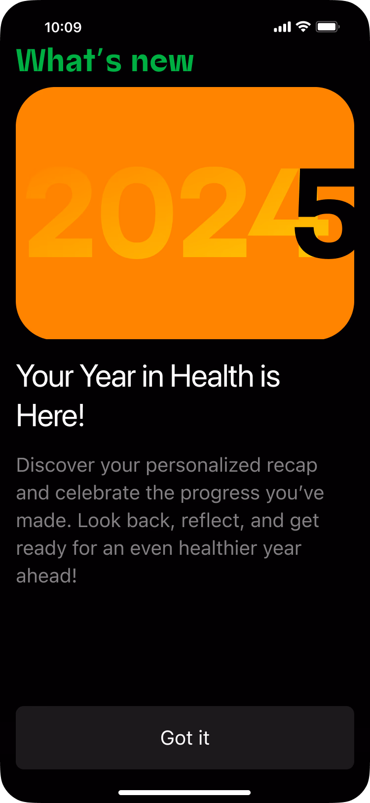 What's new — Achievements