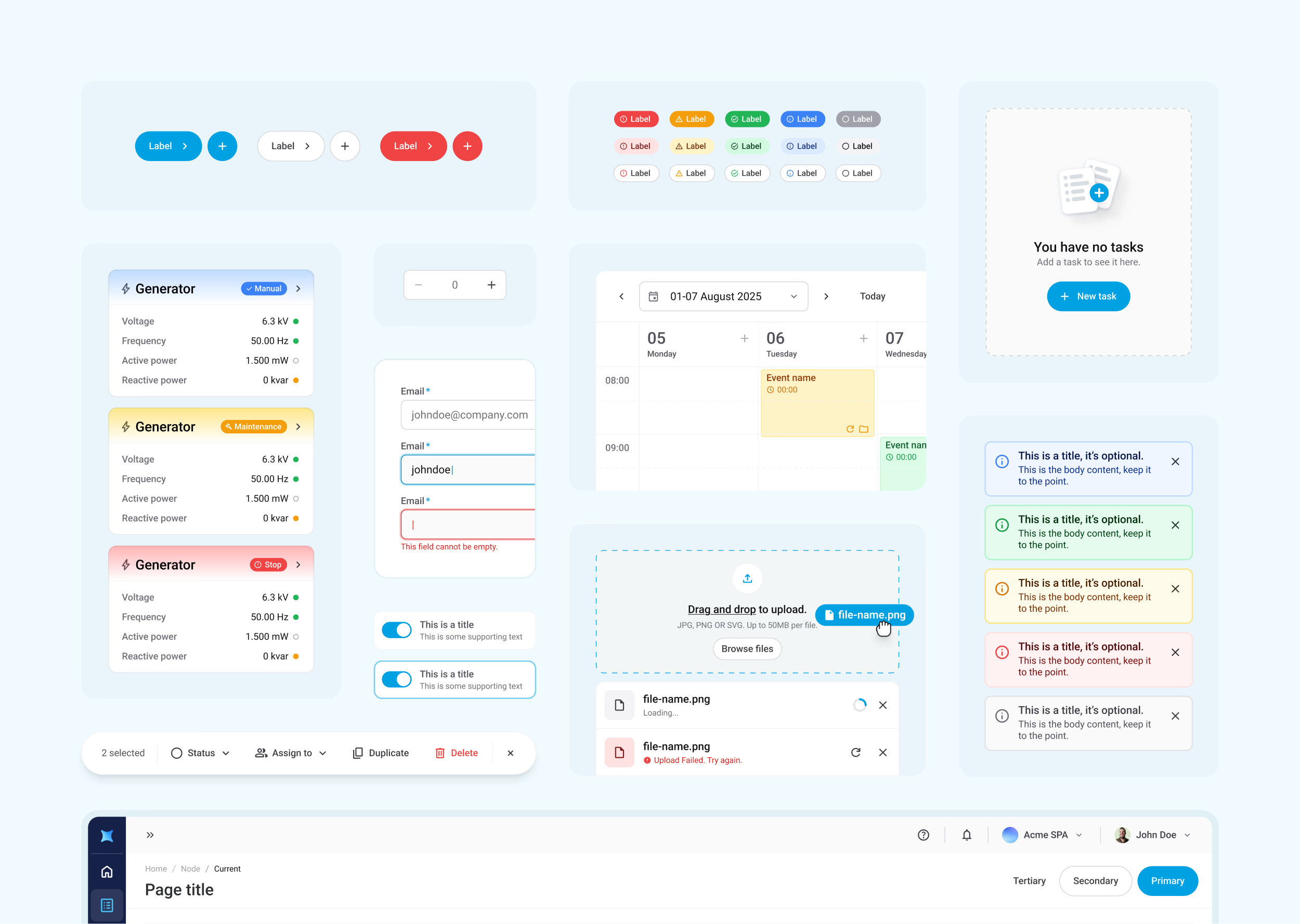 Component library