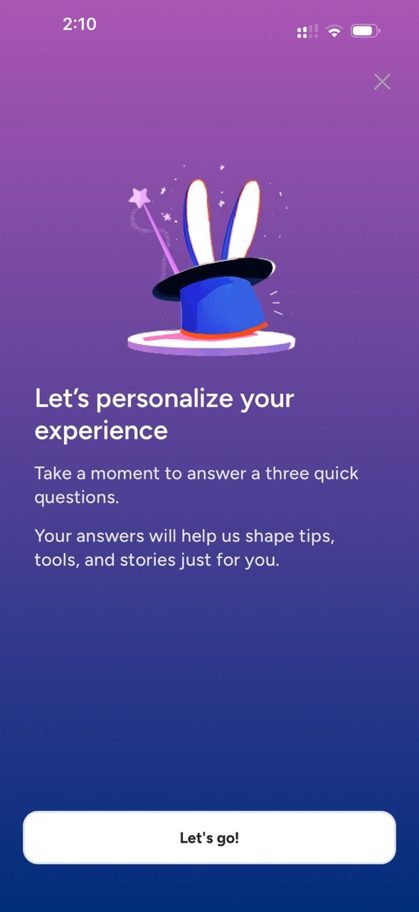 Savvy — let’s personalize your experience